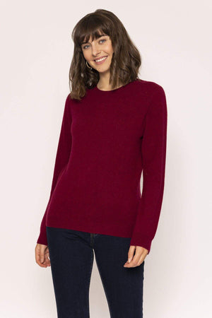 Carraig Donn 100% Cashmere Knit in Burgundy