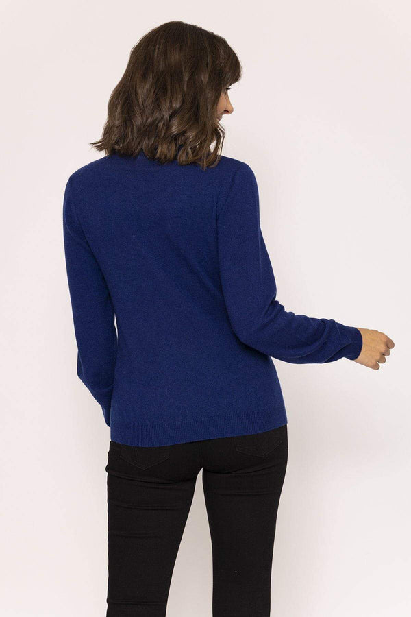 Carraig Donn 100% Cashmere Knit in Denim