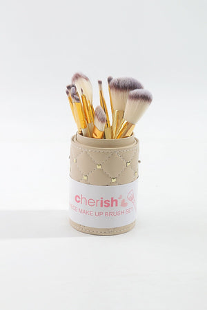 Carraig Donn 12 Piece Make Up Brush Set in Gold