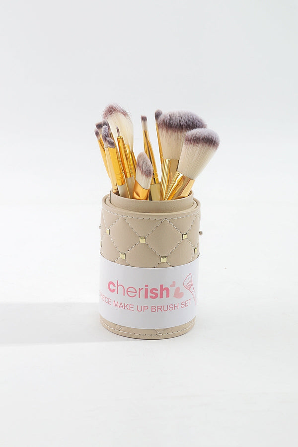 Carraig Donn 12 Piece Make Up Brush Set in Gold