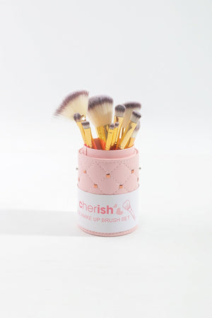 Carraig Donn 12 Piece Make Up Brush Set in Pink