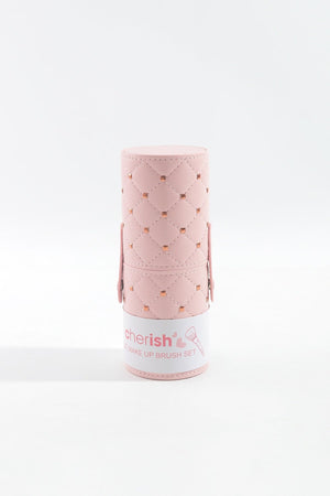 Carraig Donn 12 Piece Make Up Brush Set in Pink