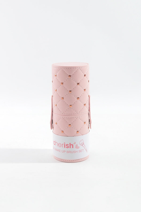 Carraig Donn 12 Piece Make Up Brush Set in Pink