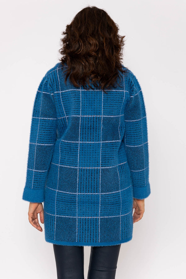 Carraig Donn 23Aw Check Buttoned Coatigan