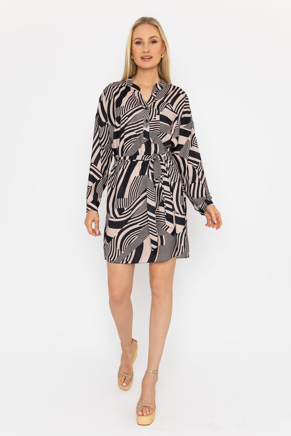 Carraig Donn 24Ss Collarless Shirt Dress