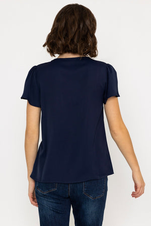 Carraig Donn 24Ss Lace V Neck Top