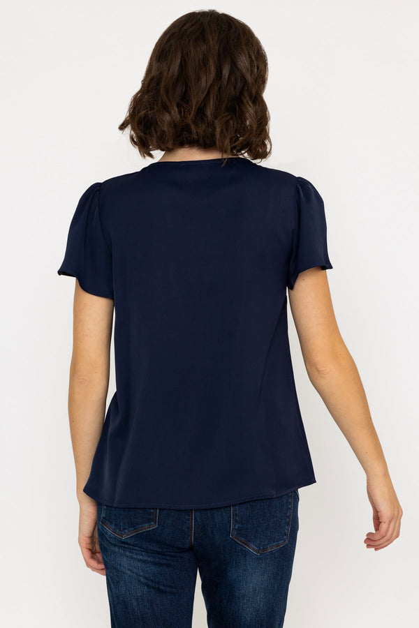Carraig Donn 24Ss Lace V Neck Top