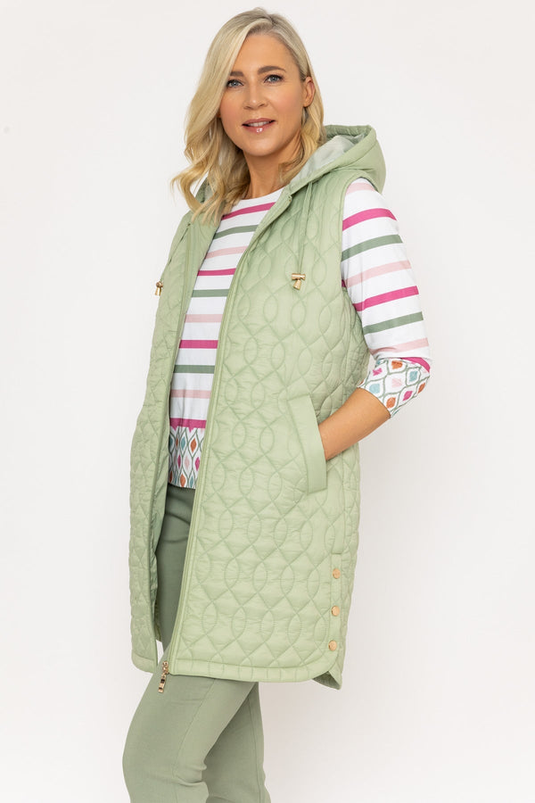 Carraig Donn 24Ss Longline Gilet With Hood