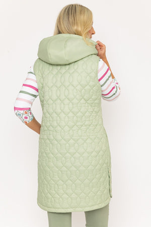 Carraig Donn 24Ss Longline Gilet With Hood