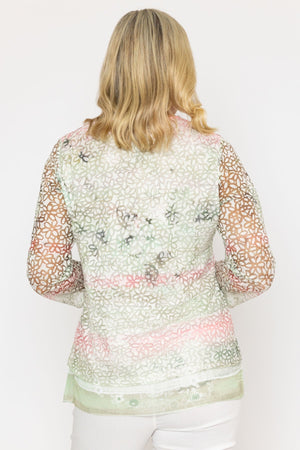 Carraig Donn 24Ss Printed Dovore Top