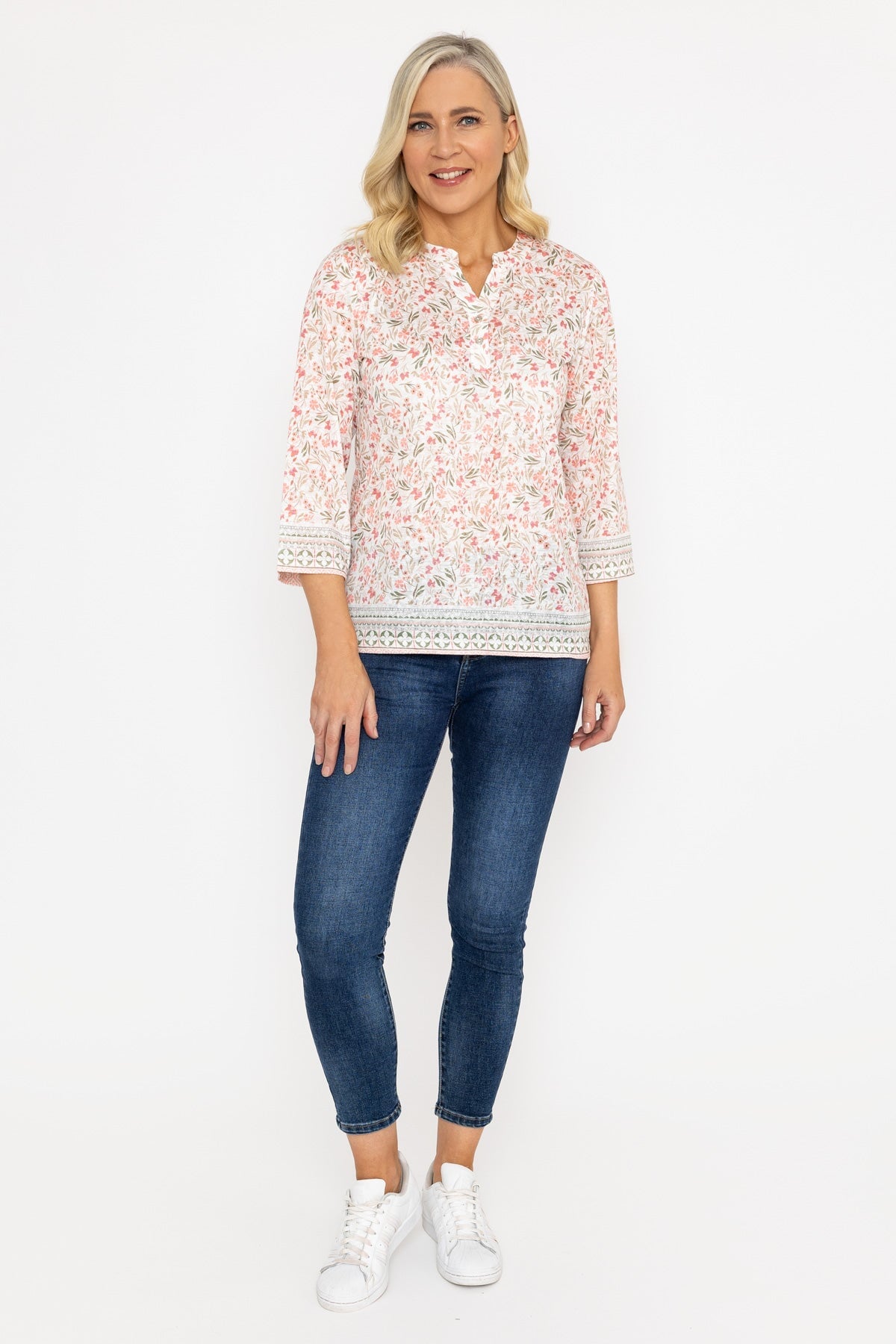 Pink Printed Plaquet Top