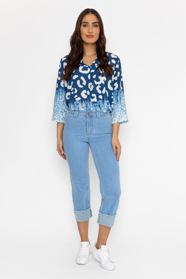 Carraig Donn 24Ss Seamless Turn Up Jeans
