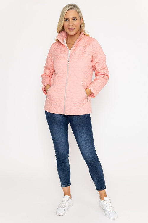Ultrasonic Quilt Jacket in Pink