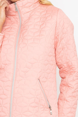 Carraig Donn 24Ss Ultrasonic Quilt Jacket in Pink