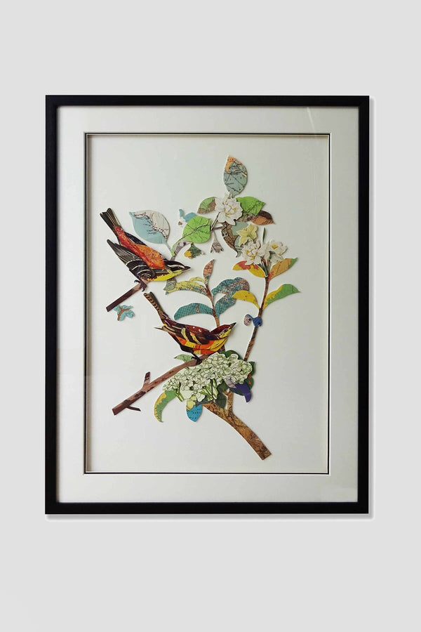 Carraig Donn 3D Bird Couple Wall Art