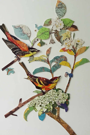 Carraig Donn 3D Bird Couple Wall Art
