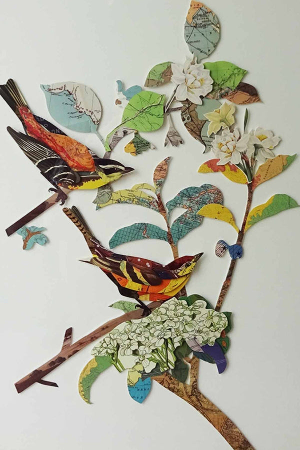 Carraig Donn 3D Bird Couple Wall Art
