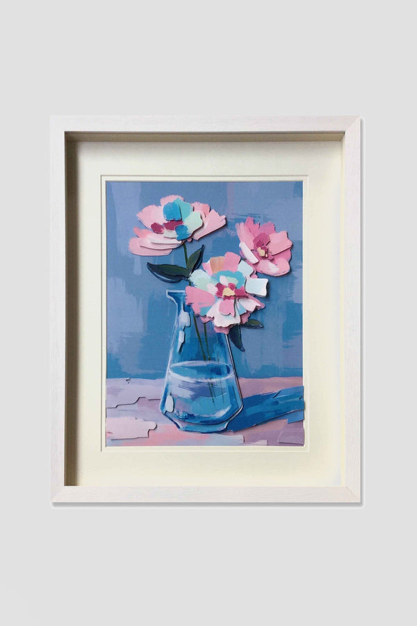 Carraig Donn 3D Chrysanthem Large Posy Wall Art