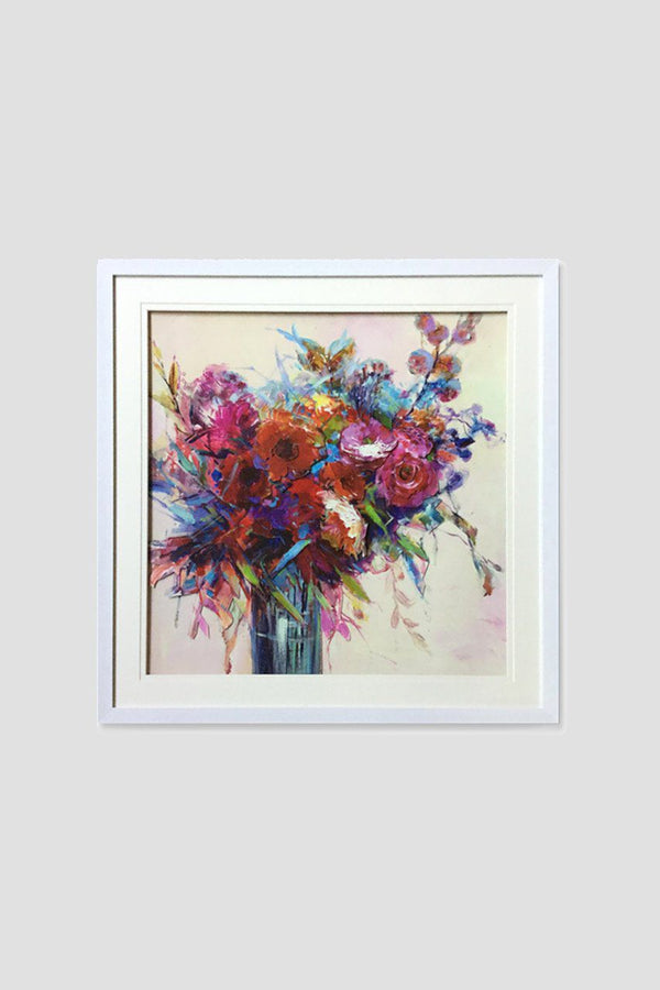 Carraig Donn 3D Wild Flower Posy Wall Art 75x75