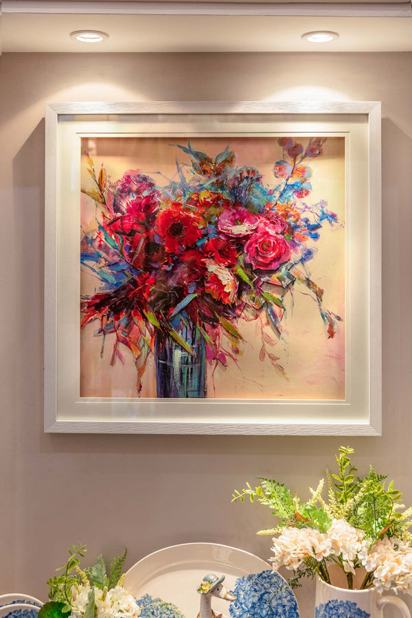 Carraig Donn 3D Wild Flower Posy Wall Art 75x75