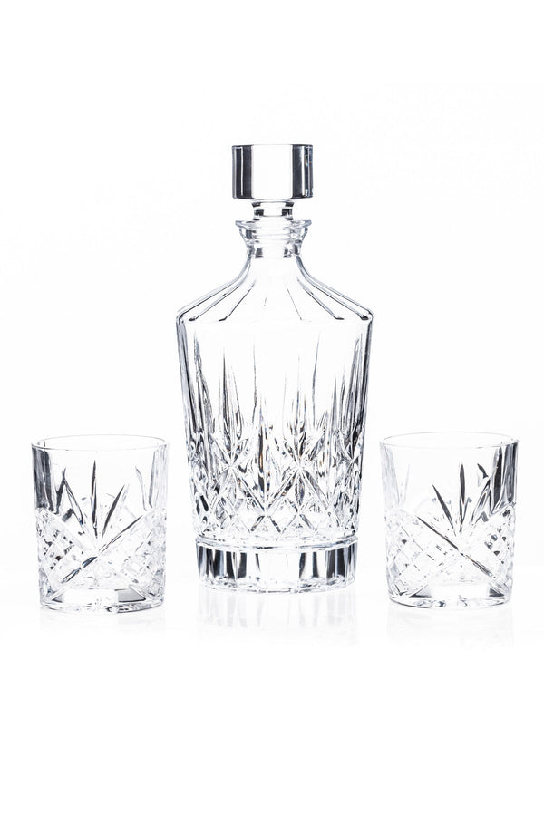 Carraig Donn Adare 3Pce Whiskey Decanter Set