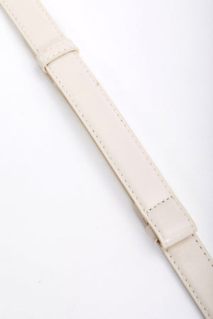 Carraig Donn Adjustable Metal Clasp Belt in Cream
