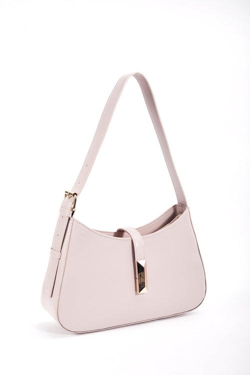 Adjustable Strap Shoulder Bag in Pink