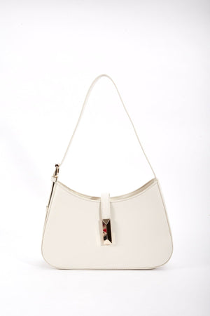 Carraig Donn Adjustable Strap Shoulder Bag in Cream