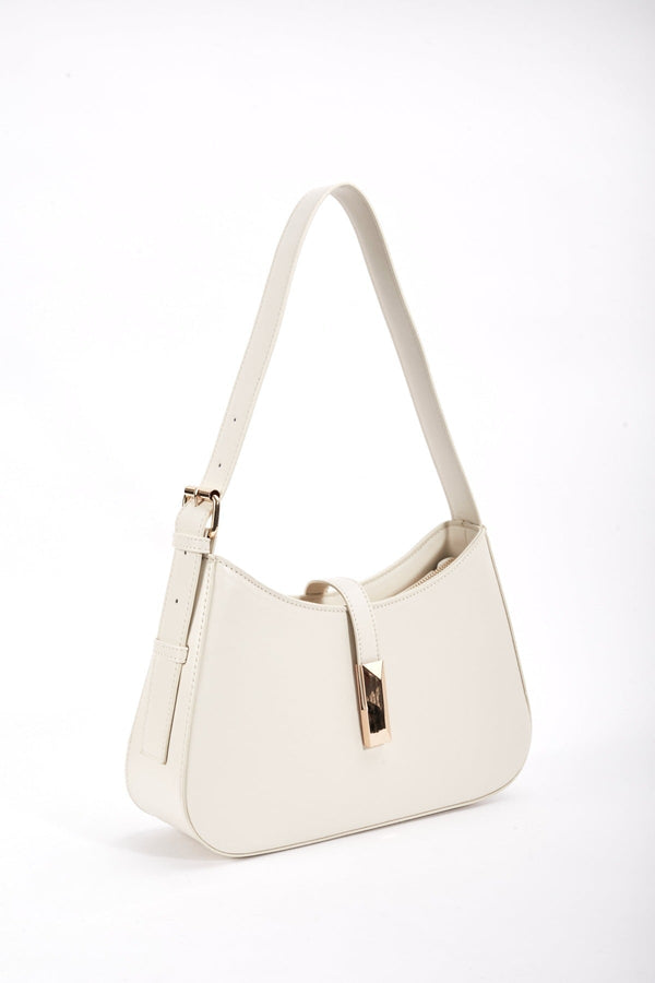 Carraig Donn Adjustable Strap Shoulder Bag in Cream