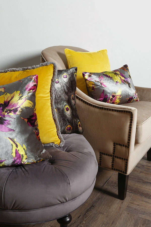 Carraig Donn Adriana 43x43cm Cushion in Grey
