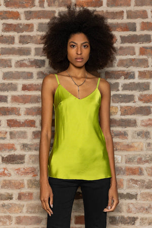 Carraig Donn Alexis Cami Top in Lime