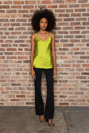 Carraig Donn Alexis Cami Top in Lime