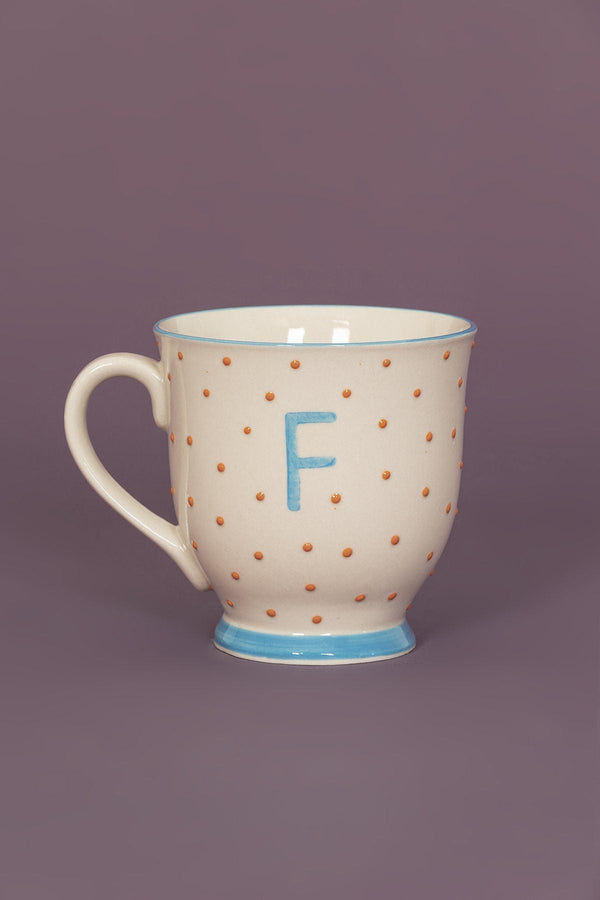 Carraig Donn Alphabet Mug Dot F