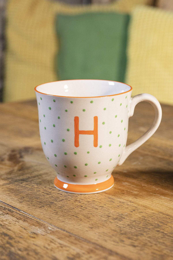 Carraig Donn Alphabet Mug Dot H