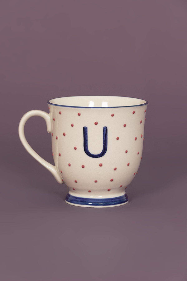 Carraig Donn Alphabet Mug Dot U