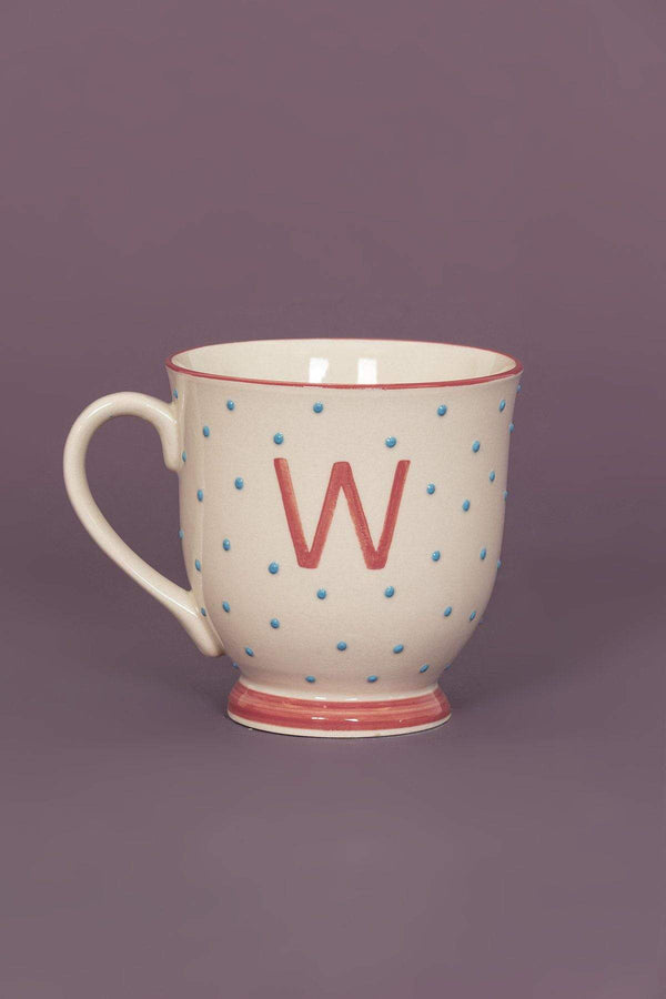 Carraig Donn Alphabet Mug Dot W