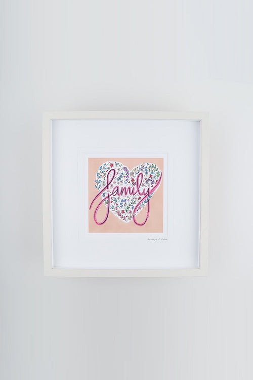 Always & Ever Large Framed Art Print