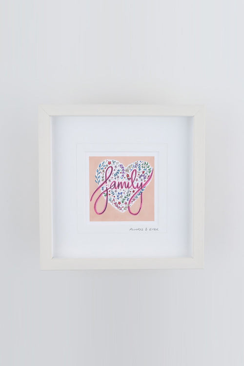 Always & Ever Small Framed Art Print