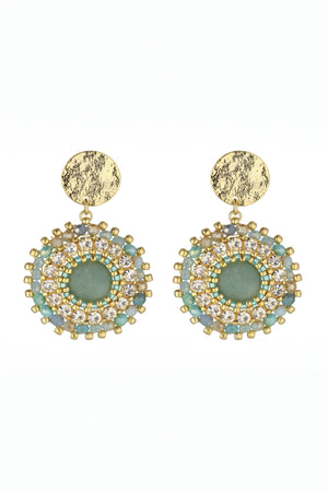 Carraig Donn Amazon Gemstone Statement Earrings