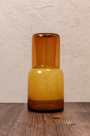 Carraig Donn Amber 2Pc Glass Carafe Set