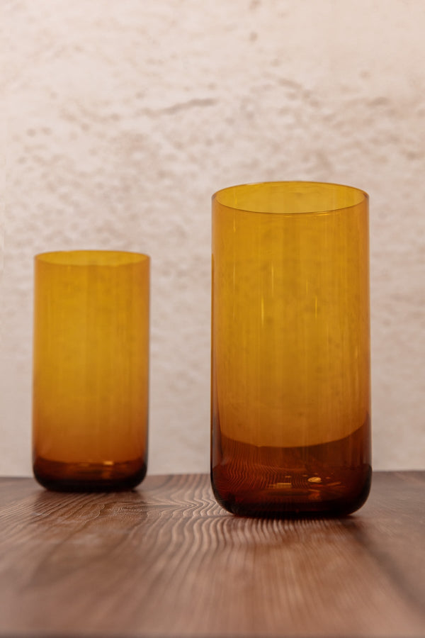Carraig Donn Amber Glass Hiball Set Of 2