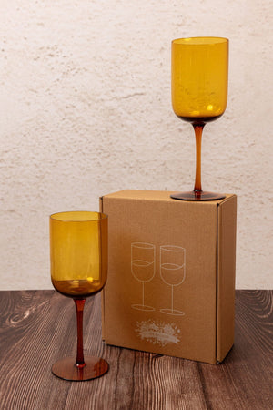 Carraig Donn Amber Wine Glass Set Of 2