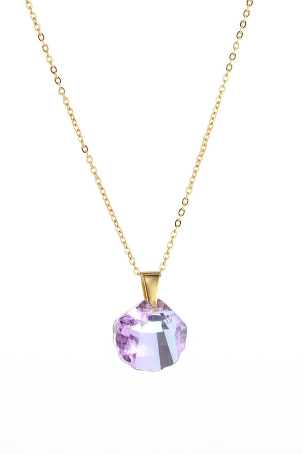 Carraig Donn Amethyst Rainbow Gemstone Necklace