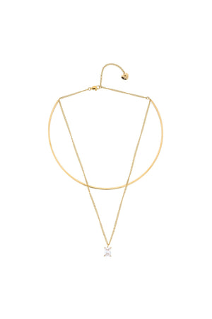 Carraig Donn Anika Clear Stone Necklace