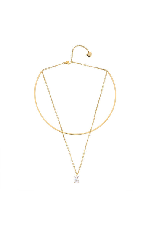 Anika Clear Stone Necklace