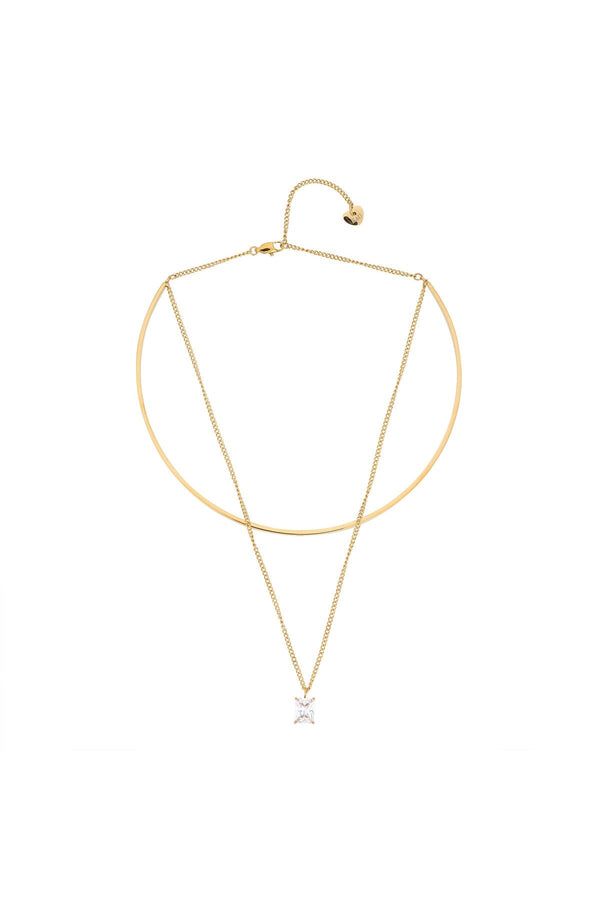 Carraig Donn Anika Clear Stone Necklace