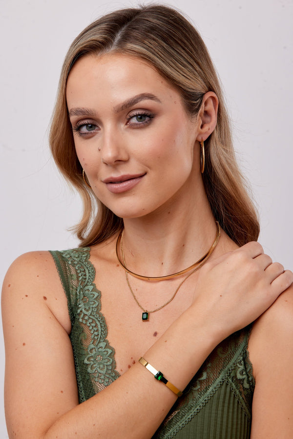 Carraig Donn Anika Emerald Bracelet