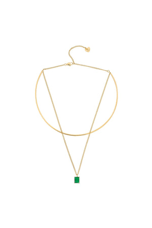 Carraig Donn Anika Emerald Necklace