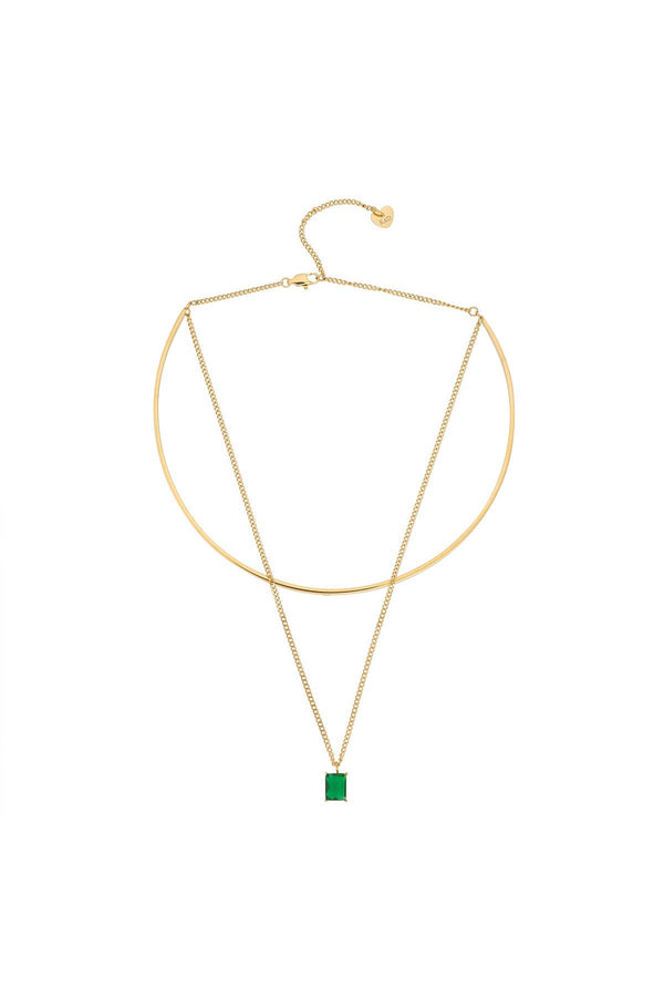 Carraig Donn Anika Emerald Necklace