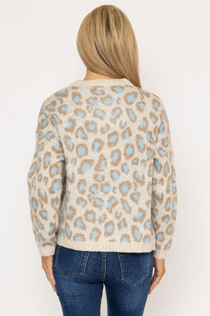 Carraig Donn Animal Knit in Multi Print